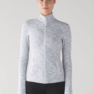 Lululemon Define Jacket Heathered White Size 8